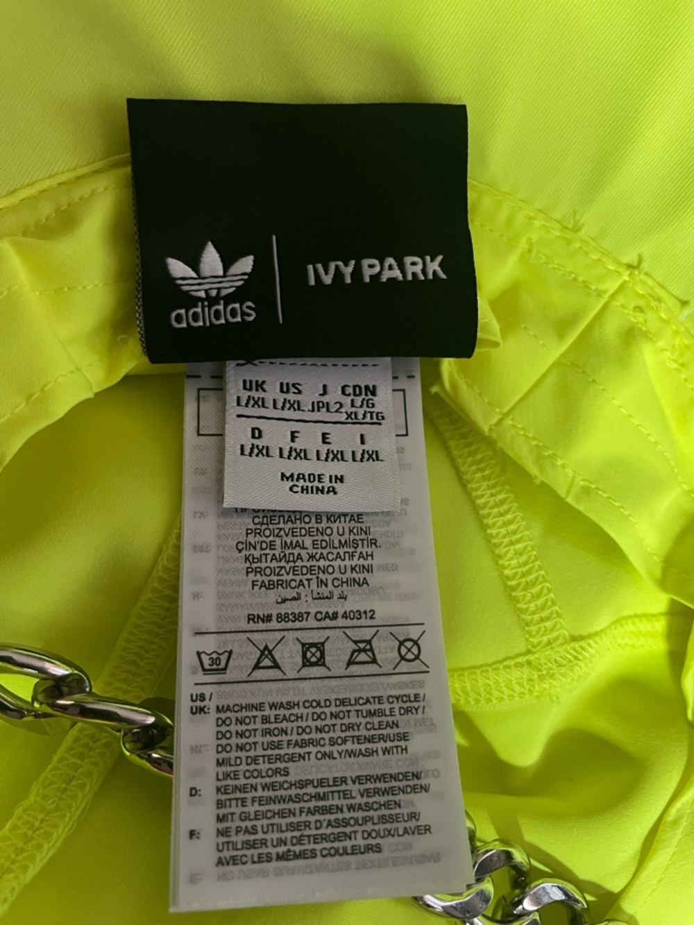 Ivy Park Adidas Solar Yellow Sun Hat L/XL - Picture 7 of 7